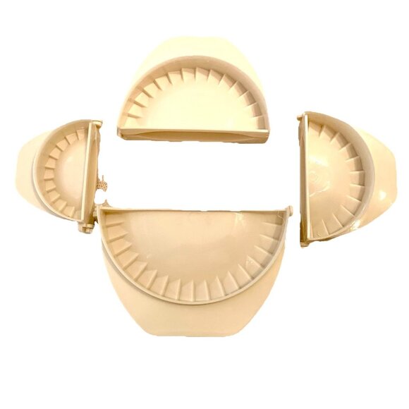 Dough Press 4-PC Kitchen Tool Set New Open Box Calzones Empanadas Turnovers - Picture 2 of 7